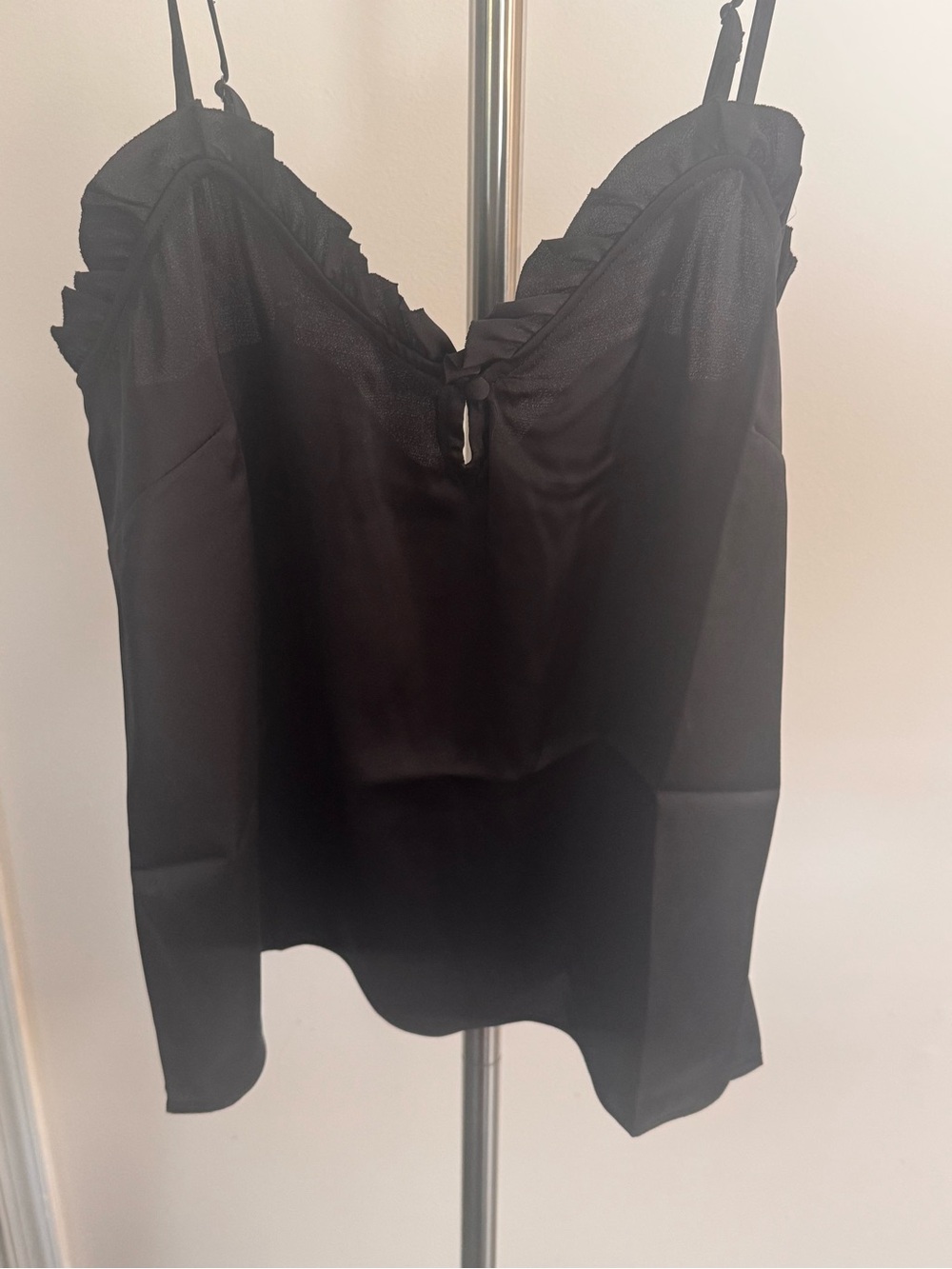Parker Black Satin Camisole
